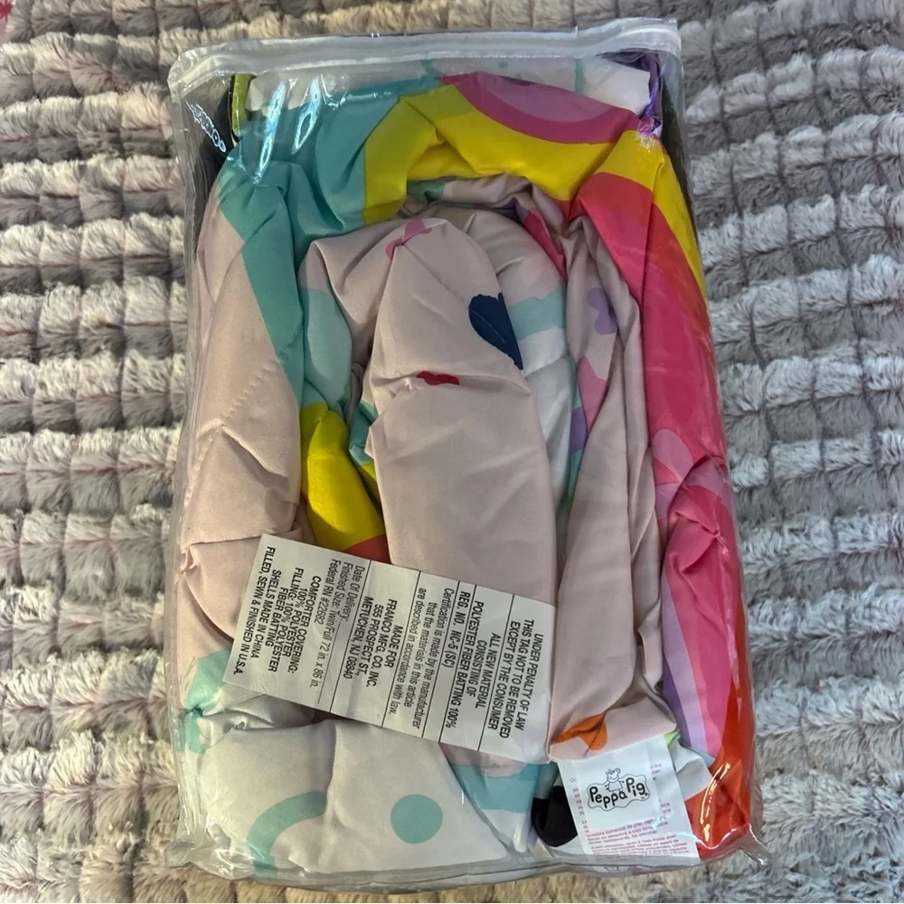 Peppa Pig Microfiber Twin/ Full Reversible Comforter